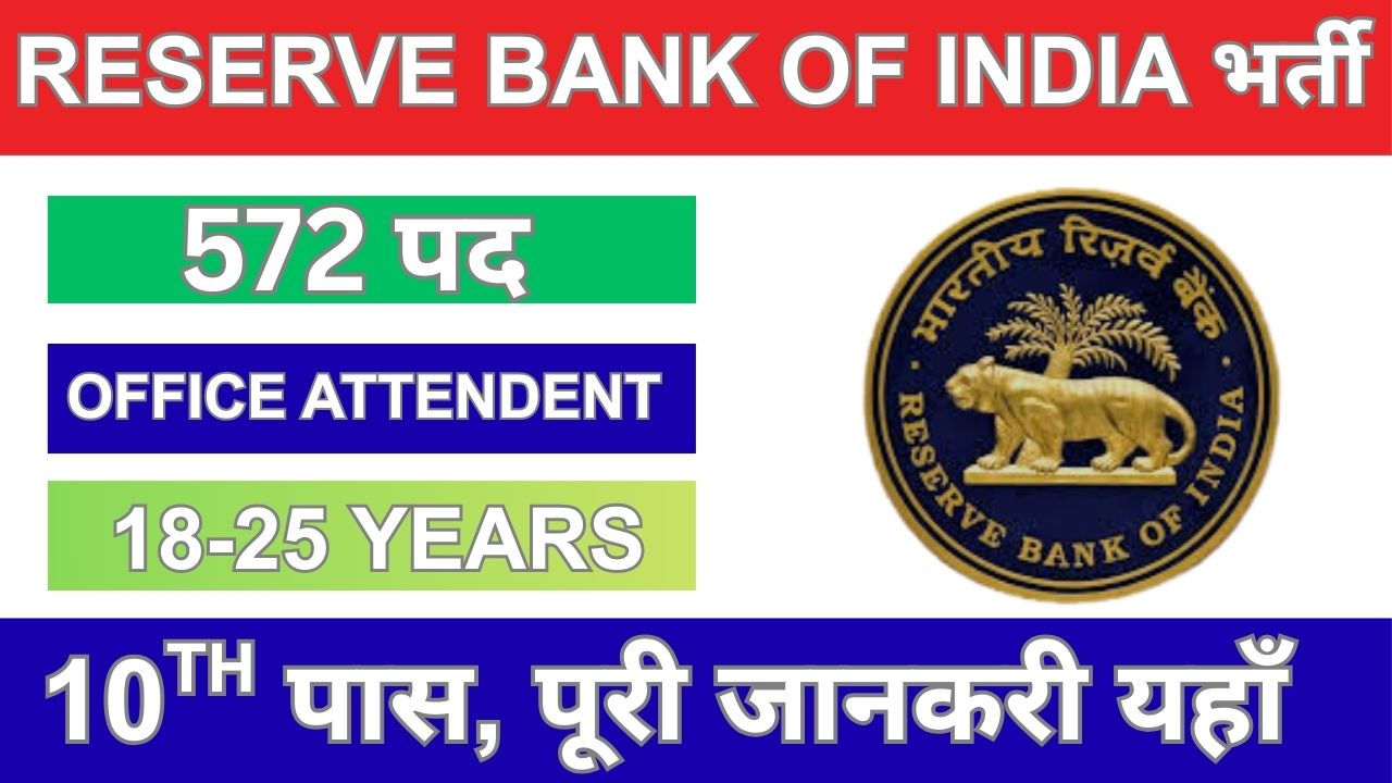 RBI Office Attendant