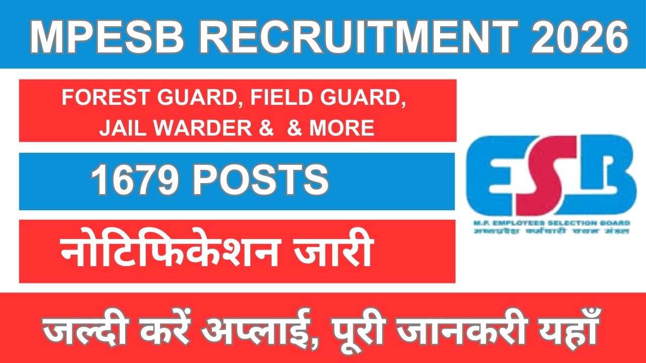 MPESB Recruitment