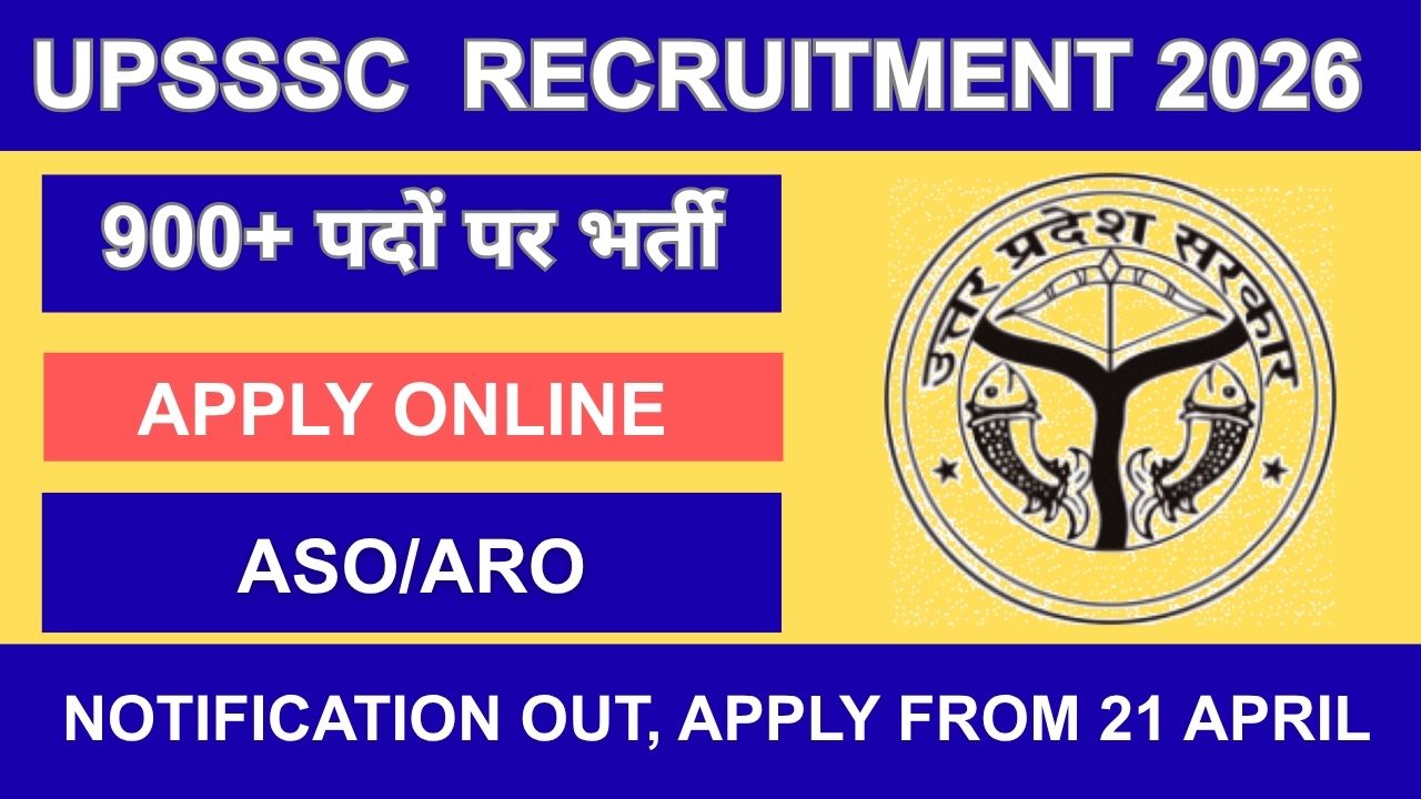 UPSSSC ASO/ARO Recruitment 2026