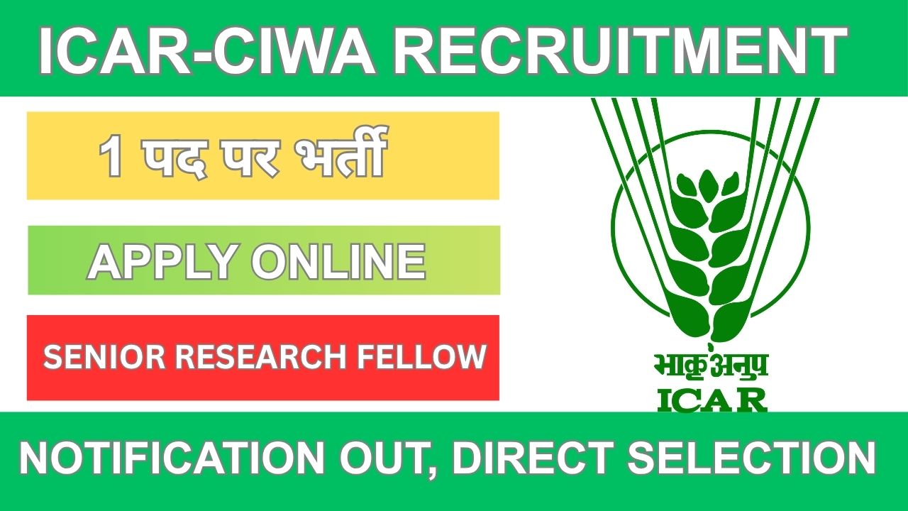 ICAR-CIWA Recruitment