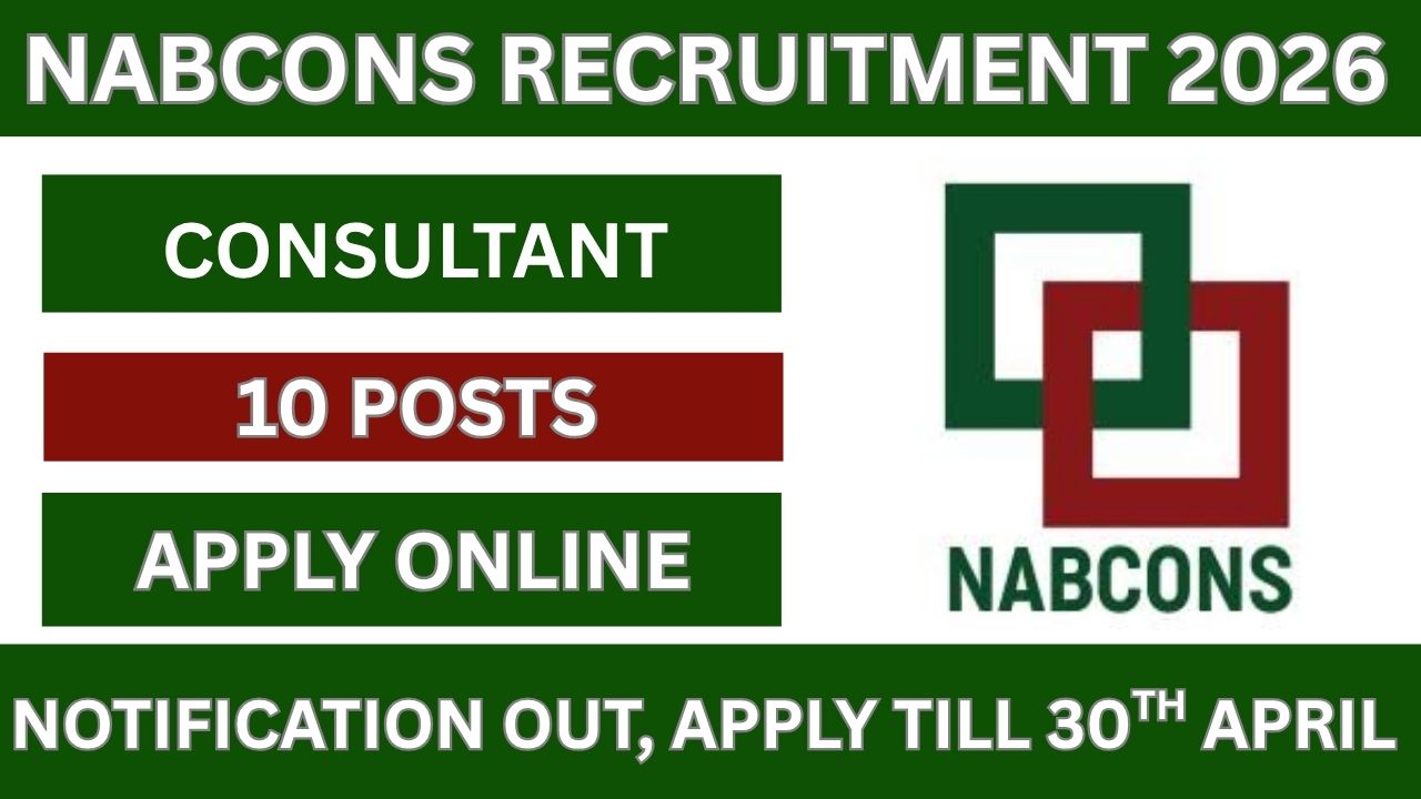 NABCONS Recruitment 2026