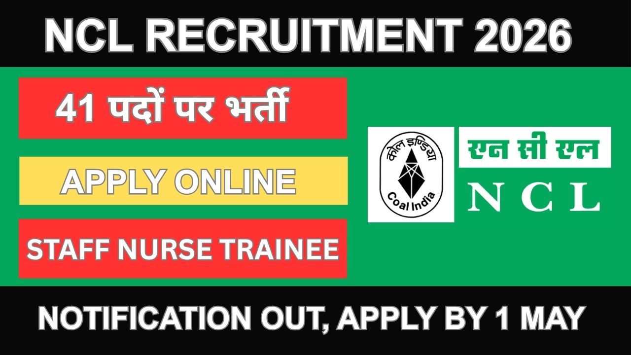 NCL Staff Nurse Trainee Recruitment 2026