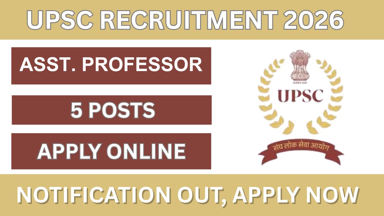 UPSC Recruitment 2026