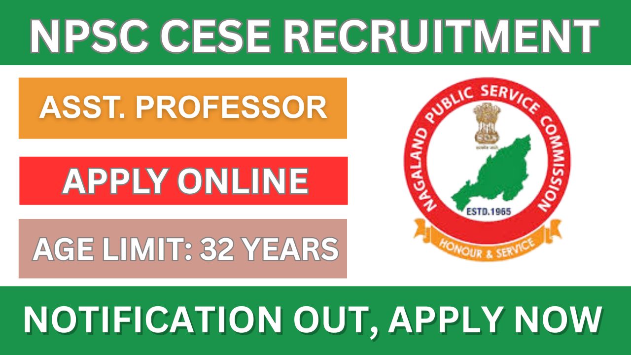 NPSC CESE Recruitment 2026