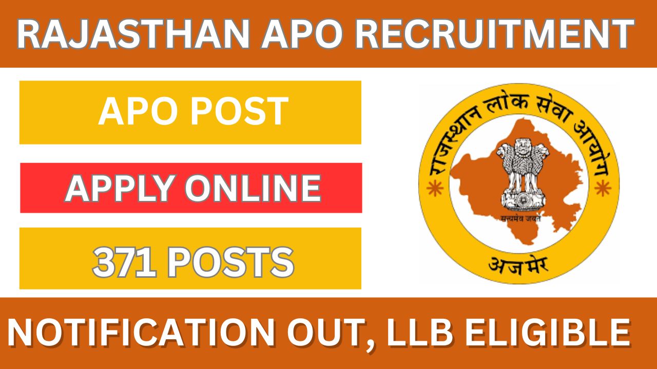 Rajasthan APO Recruitment