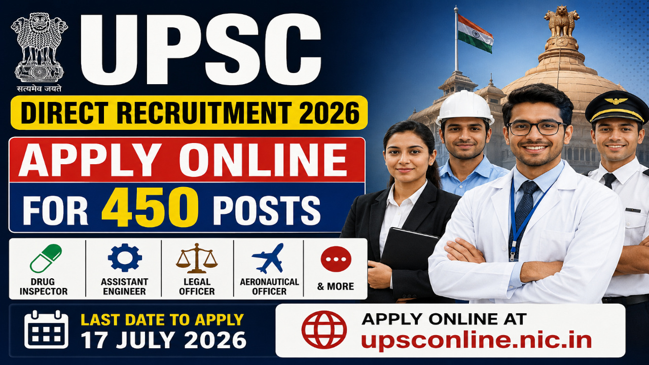 UPSC Direct Recruitment 2026