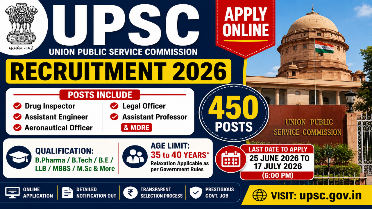 UPSC Recruitment 2026