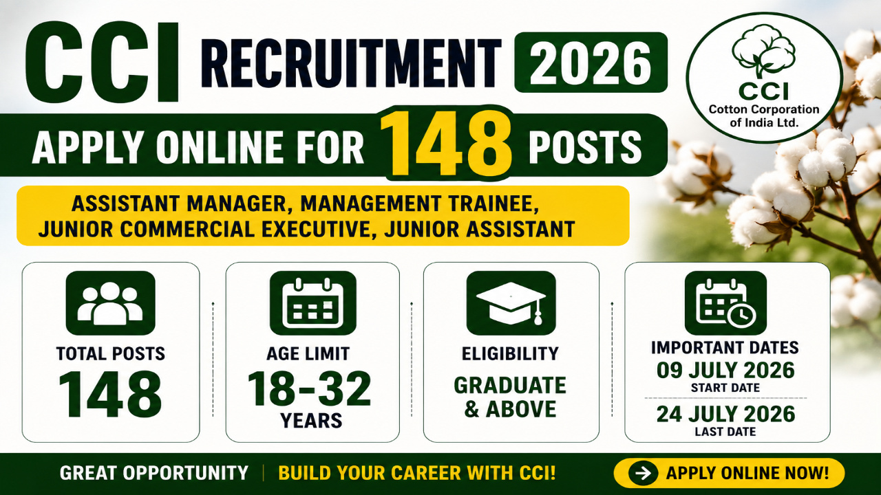 CCI Recruitment 2026