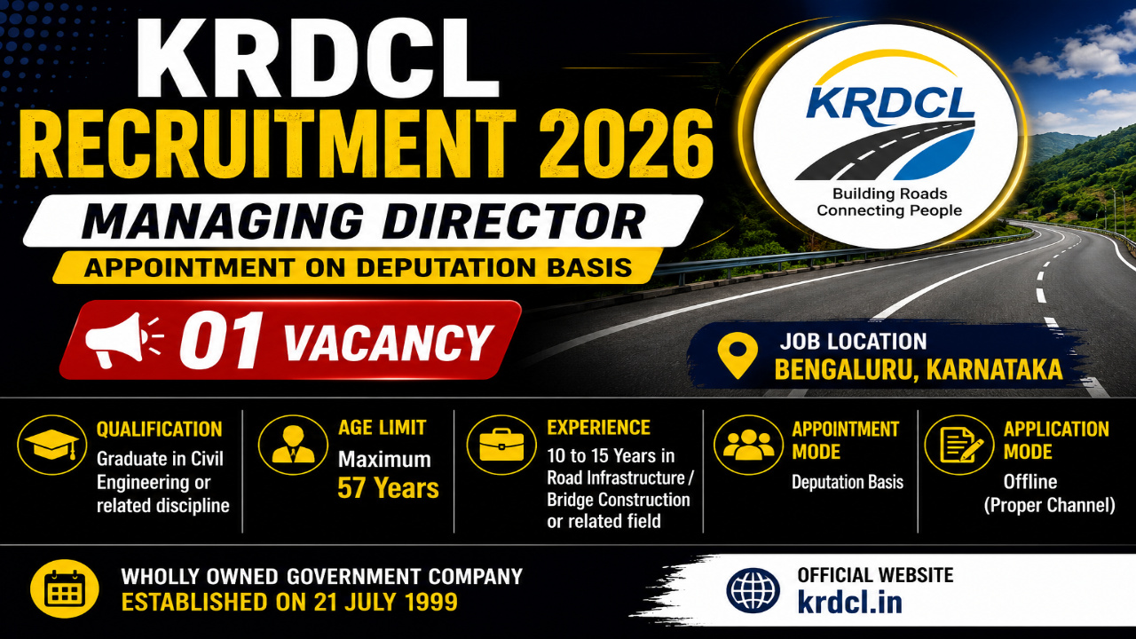 KRDCL Recruitment 2026