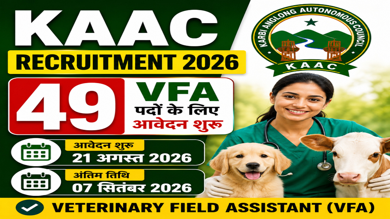 KAAC Recruitment 2026