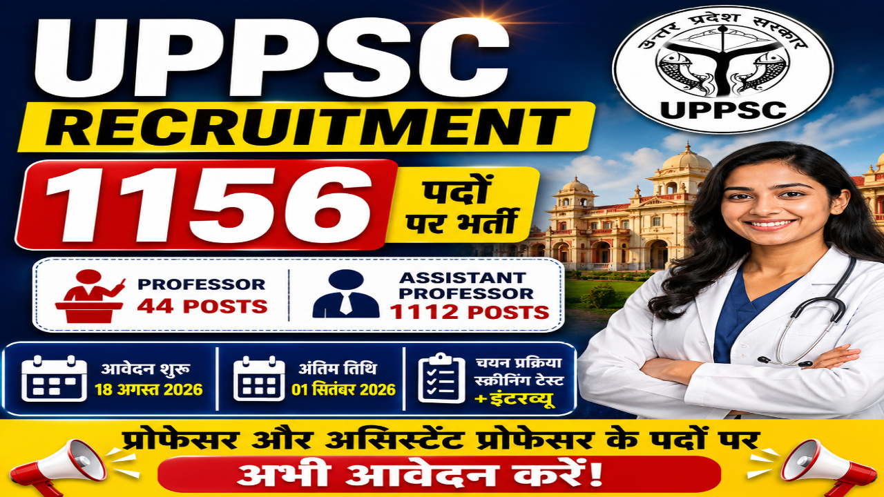 UPPSC Recruitment 2026