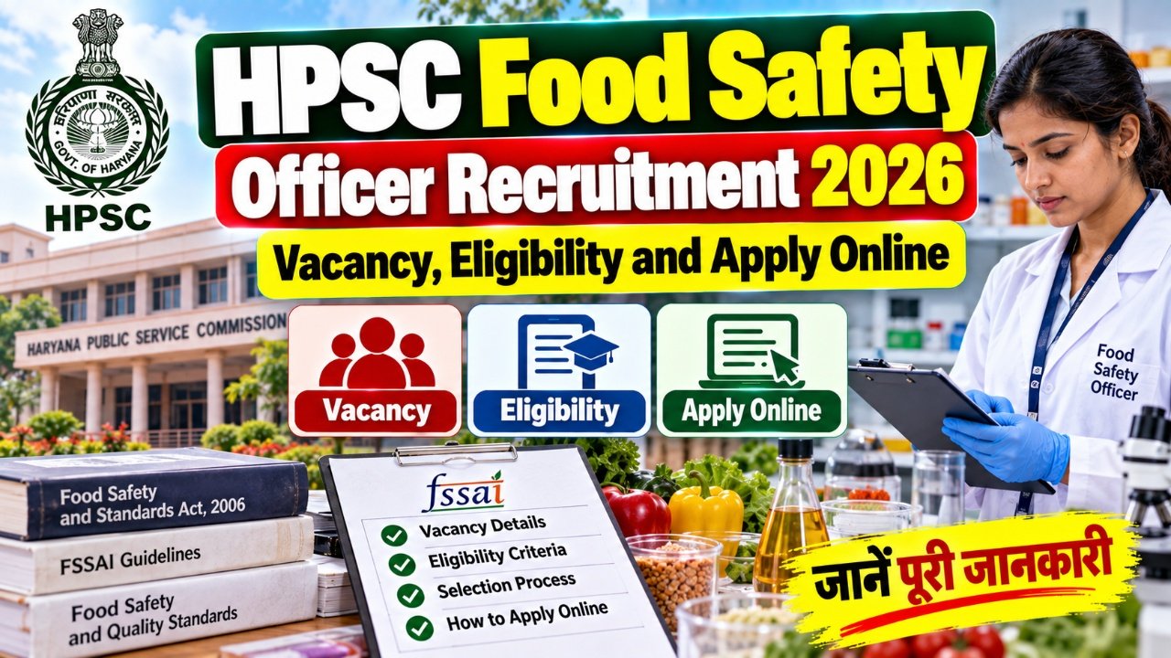 HPSC Food Safety Officer Recruitment 2026