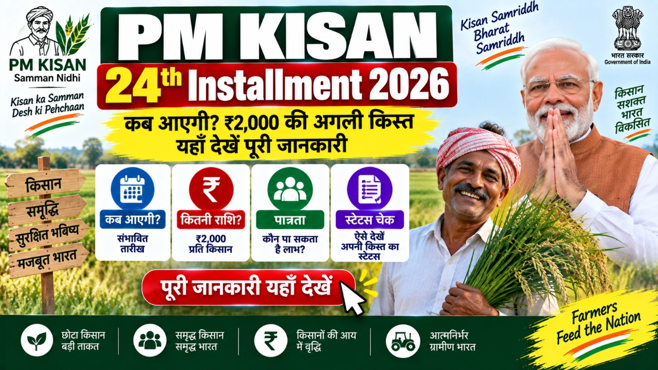 PM Kisan 24th Installment 2026