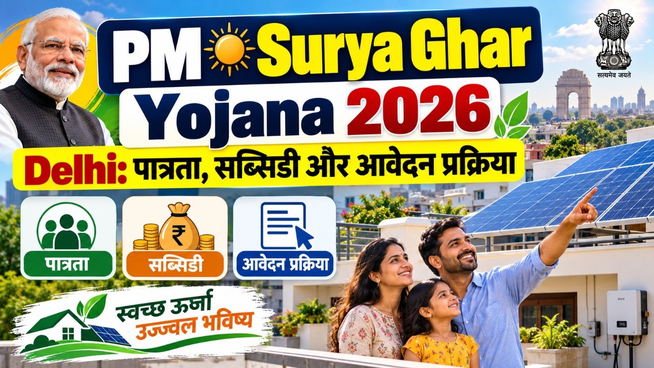 PM Surya Ghar Muft Bijli Yojana Delhi 2026