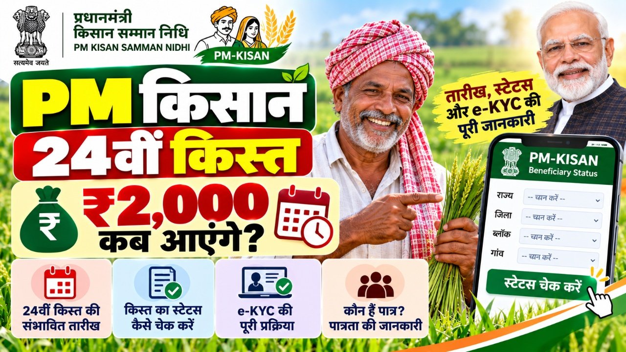 PM Kisan 24th Installment