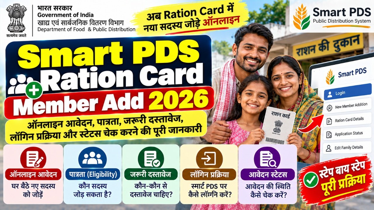 Smart PDS Ration Card Member Add